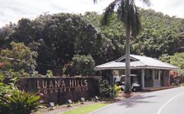 R. W. Almonte Enterprises constructed the security station at the entrance to Luana Hills Country Club