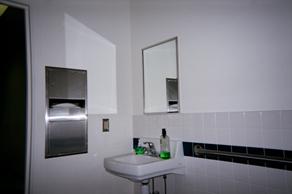 sink area in an ADA-compliant bathroom built by R. W. Almonte Enterprises, Inc.